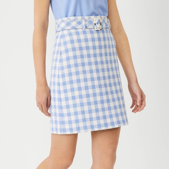 Ann Taylor Dresses & Skirts - NWT Ann Taylor Gingham Belted A-line Skirt
